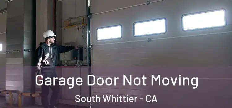  Garage Door Not Moving South Whittier - CA